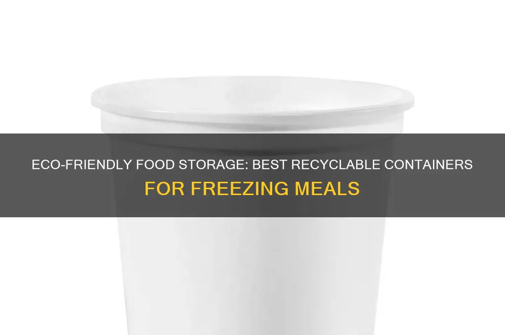 what recyclable can i use to freeze food
