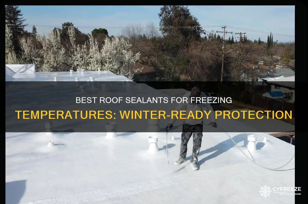 what roof sealant can be used when freezing