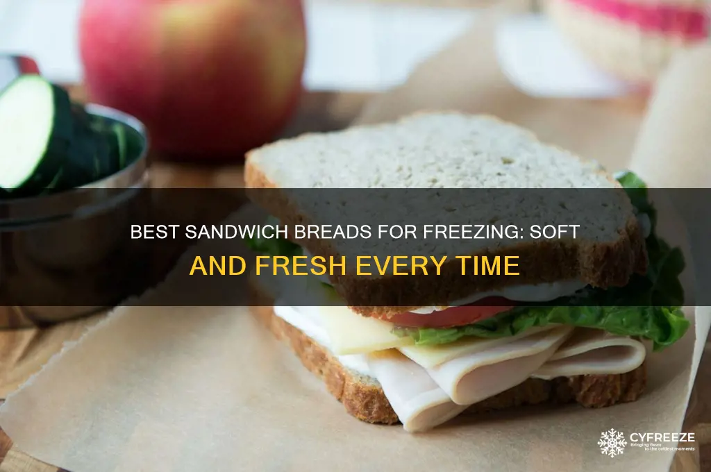 what sandwich bread freezes best without getting hard
