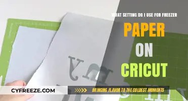 Cricut Freezer Paper Settings: A Beginner's Guide to Perfect Cuts
