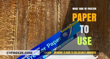 Which Side of Freezer Paper to Use: A Simple Guide