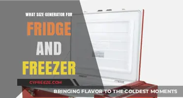 Choosing the Right Generator Size for Your Fridge and Freezer Needs