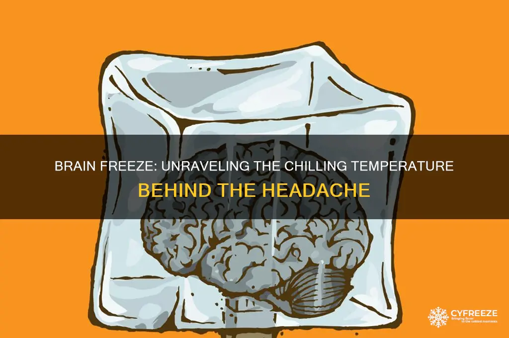 what temp do u get brain freeze