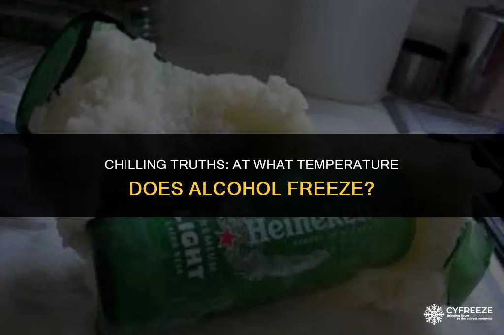 what temp will alcohol freeze