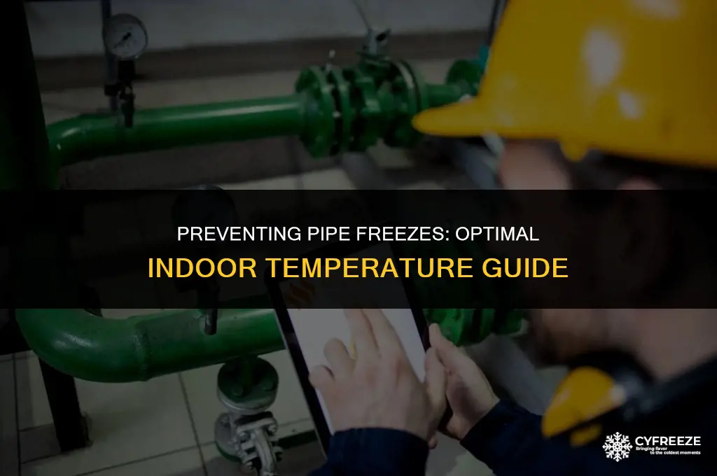 what temp will pipes freeze in house
