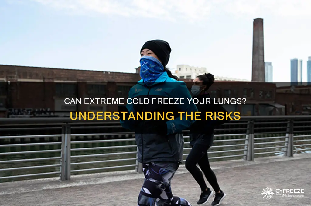 what temperature can freeze your lungs