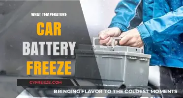 At What Temperature Does a Car Battery Freeze and Fail?