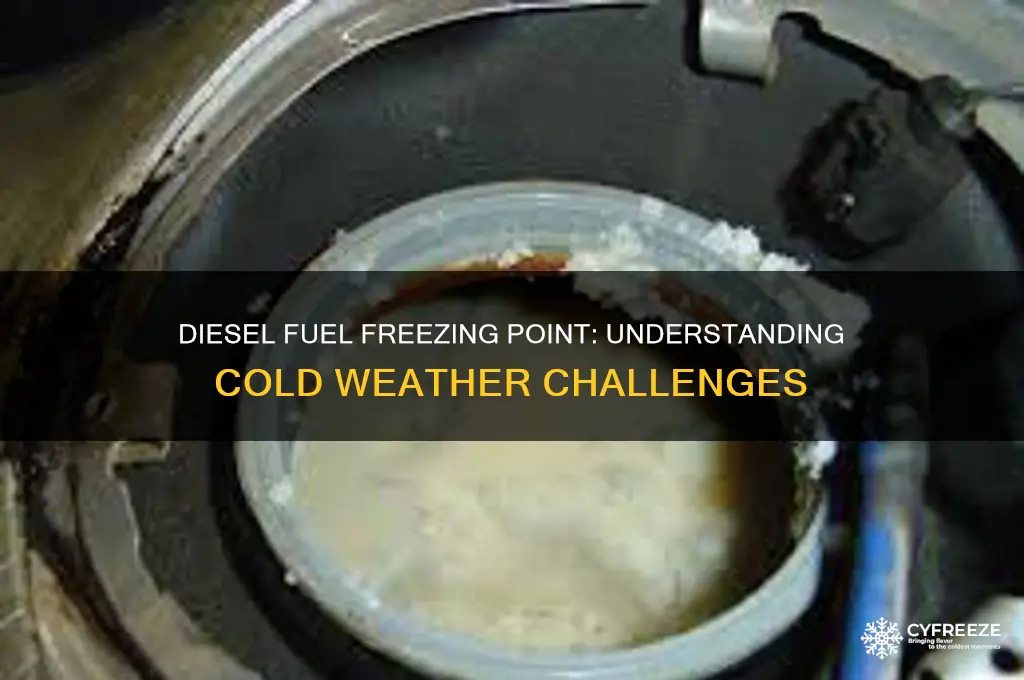 what temperature diesel freeze