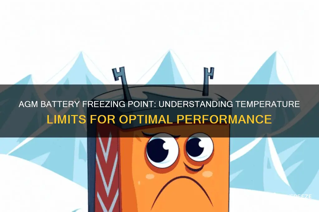 what temperature do agm batteries freeze