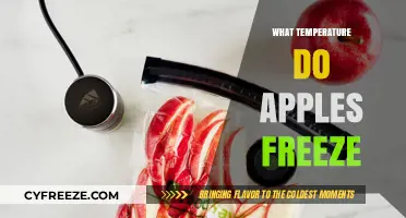 At What Temperature Do Apples Freeze and How to Store Them