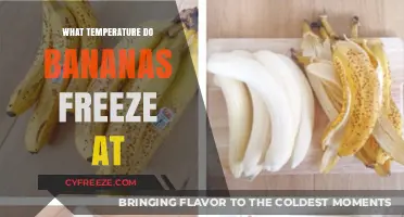 Chilling Bananas: Discovering the Freezing Point of This Tropical Fruit