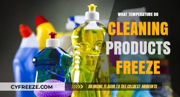 Preventing Frozen Cleaners: Understanding Cleaning Products' Freezing Temperatures