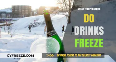 Chilling Truth: At What Temperature Do Drinks Freeze?