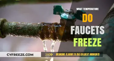 Preventing Frozen Faucets: Understanding the Critical Temperature Threshold