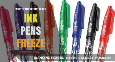 At What Temperature Do Gel Ink Pens Freeze?