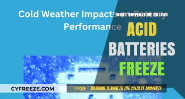 Preventing Lead-Acid Battery Freeze: Understanding Critical Temperature Thresholds