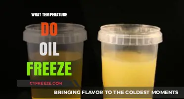 Understanding the Freezing Point of Oil: Temperature Thresholds Explained