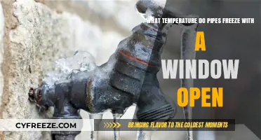 Preventing Frozen Pipes: Ideal Temperature with Open Windows Explained