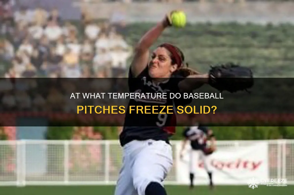 what temperature do pitches freeze