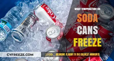 At What Temperature Do Soda Cans Freeze? A Guide