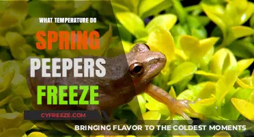 Spring Peepers' Survival: At What Temperature Do They Freeze?