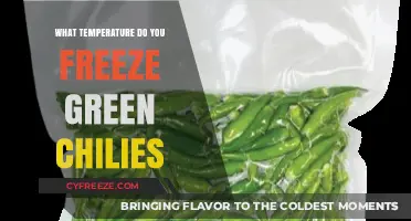 Perfect Freezing Temperature for Green Chilies: A Complete Guide