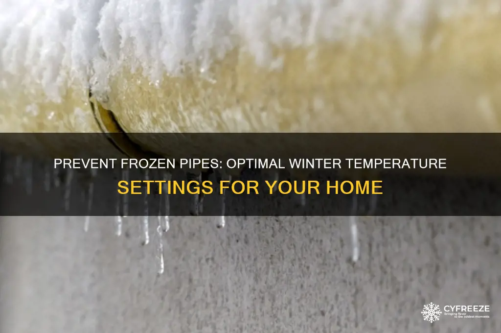 what temperature do you run so pipes don