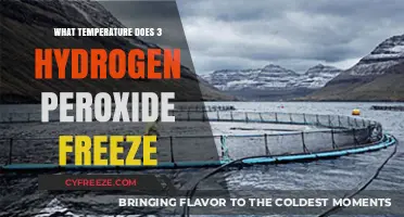 Freezing Point of 3% Hydrogen Peroxide: A Comprehensive Guide