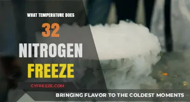 Nitrogen's Freezing Point: Understanding When 32°F Transforms Liquid to Solid