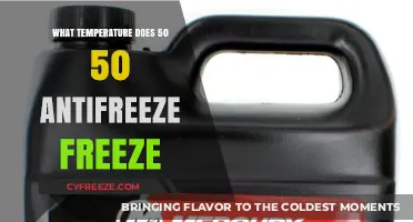 Understanding 50/50 Antifreeze: Its Freezing Point Explained