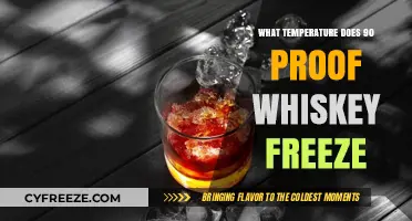 Does 90 Proof Whiskey Freeze? Exploring Alcohol's Freezing Point