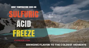 Freezing Point of 98% Sulfuric Acid: Temperature and Factors Explained