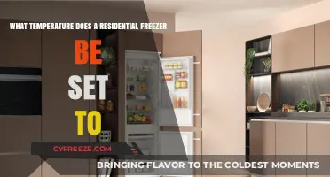 Optimal Residential Freezer Temperature: A Guide to Proper Settings