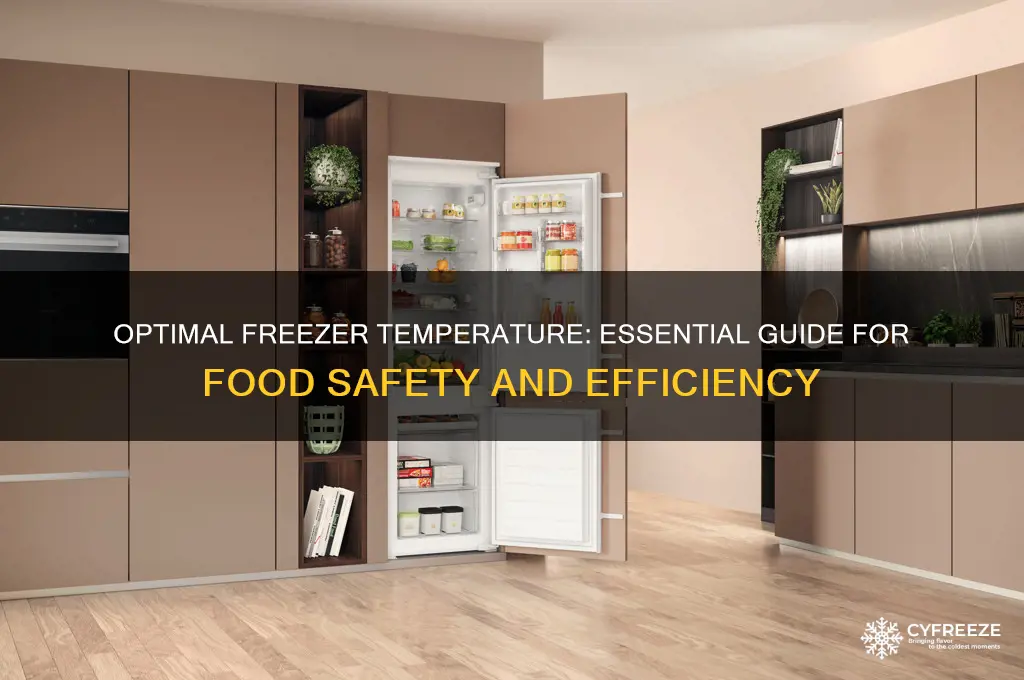 what temperature does a standard freezer need to be