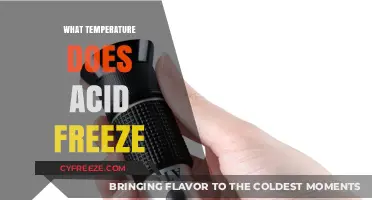Exploring Acid Freezing Points: What Temperature Does Acid Freeze?