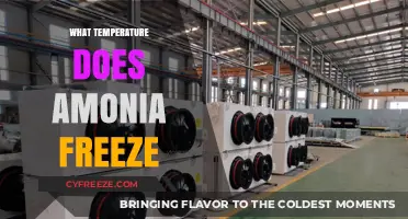 Understanding Ammonia's Freezing Point: Temperature and Conditions Explained