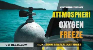 When Does Atmospheric Oxygen Freeze? Exploring the Extreme Cold Threshold