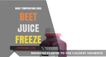At What Temperature Does Beet Juice Freeze? A Guide