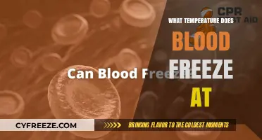 Blood's Freezing Point: Unveiling the Critical Temperature Threshold