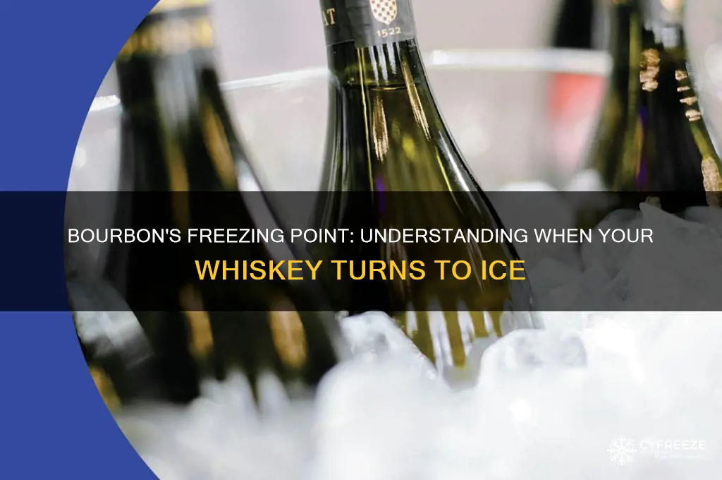 what temperature does bourbon freeze