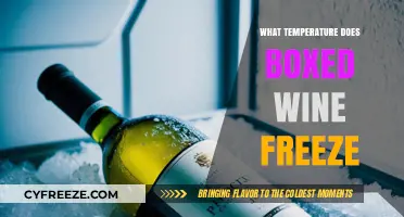 Boxed Wine Freezing Point: What Temperature Causes It to Freeze?