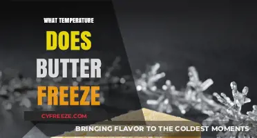 Butter's Freezing Point: Understanding When and How It Solidifies