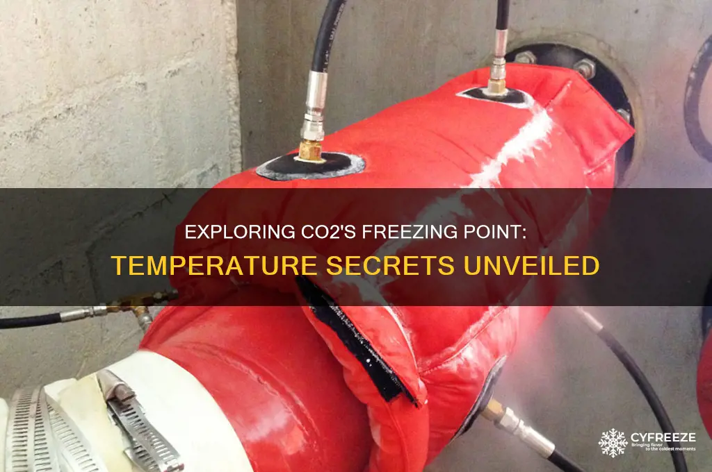 what temperature does co2 freeze