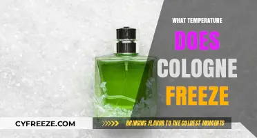 Cologne's Freezing Point: Understanding When Your Fragrance Turns Solid