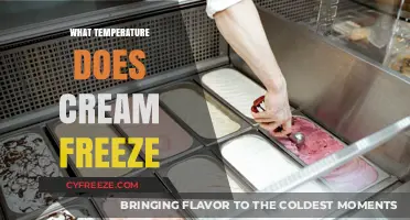 Cream Freezing Point: Understanding the Temperature for Optimal Preservation