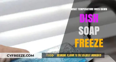 Dawn Dish Soap Freezing Point: When Does It Solidify?