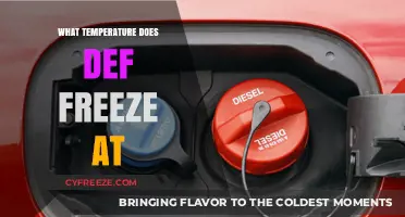 Understanding DEF Freezing Point: What Temperature Does DEF Freeze At?