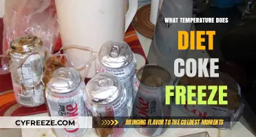 At What Temperature Does Diet Coke Freeze? A Guide