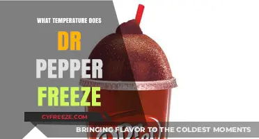 Discover the Exact Temperature Dr Pepper Freezes At: A Guide