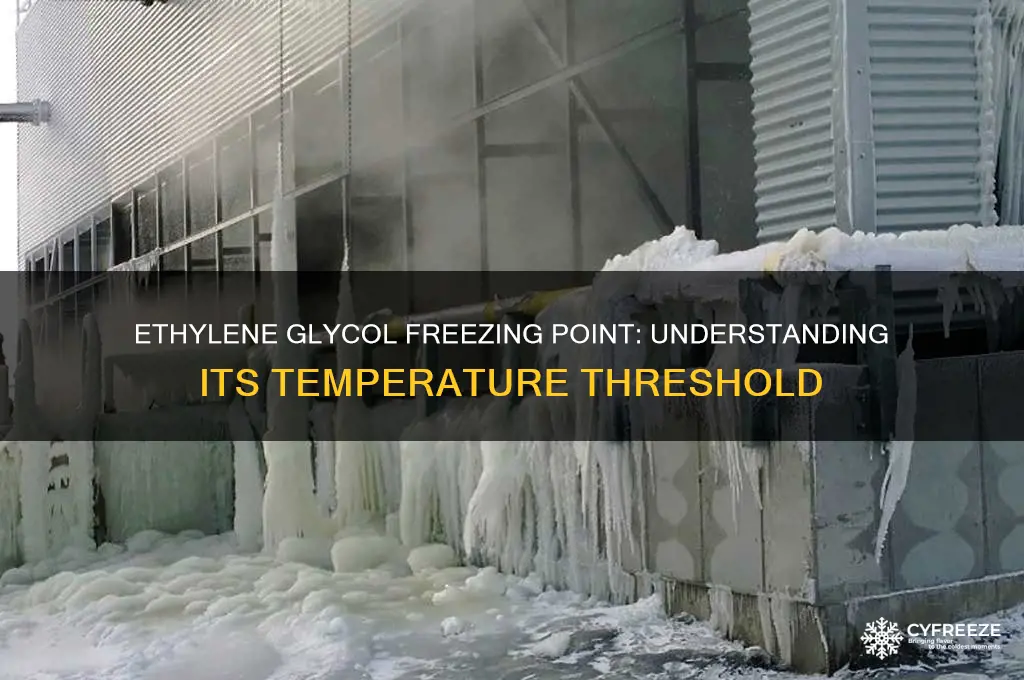 what temperature does ethylene glycol freeze
